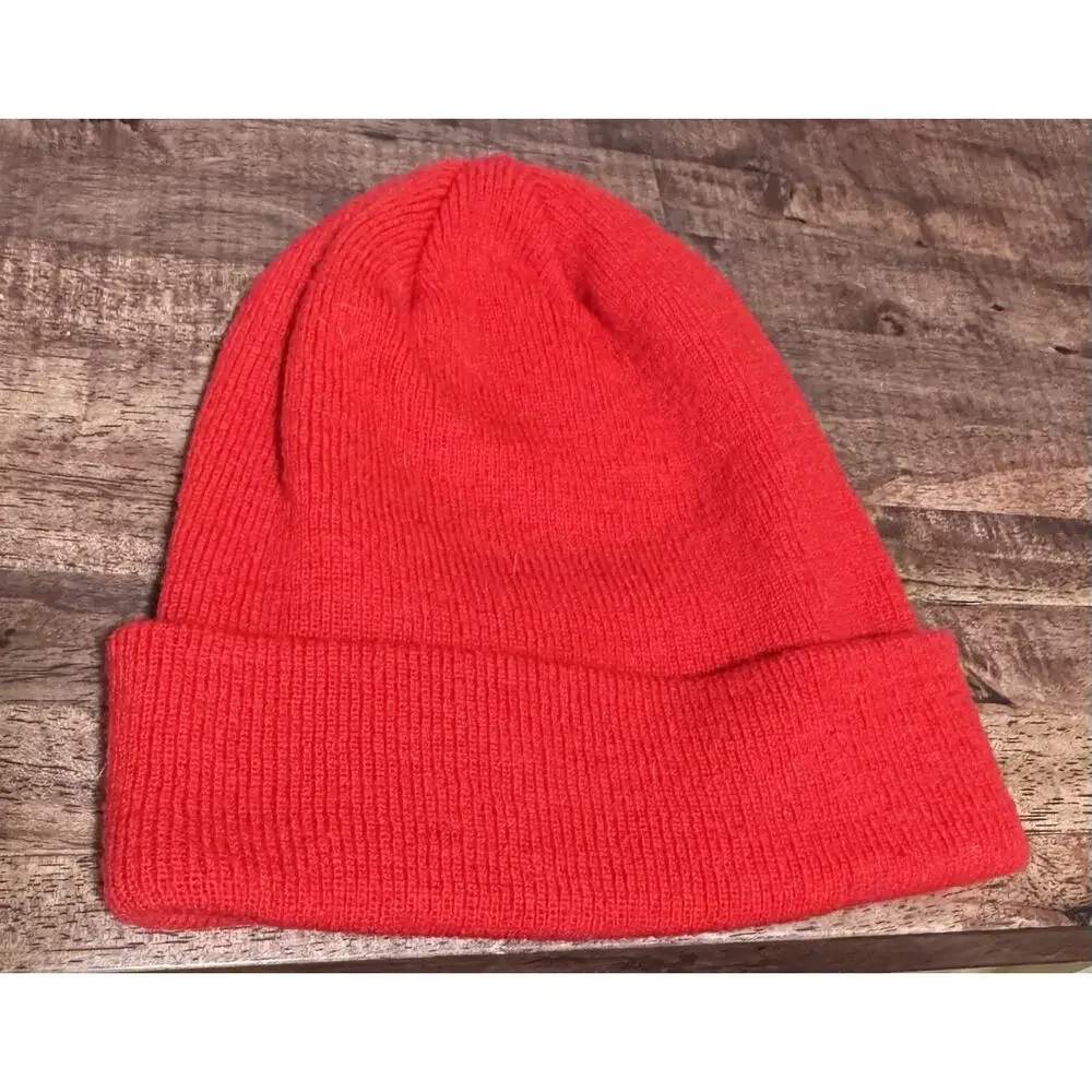 Adidas Red Chicago Bulls Basketball Beanie Hat One Size Rib Knit Watch Cap